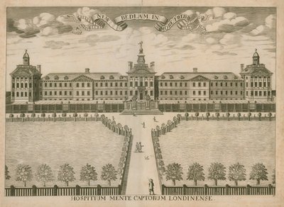 Nowy szpital Bedlam, Moorfields, Londyn autorstwa English School