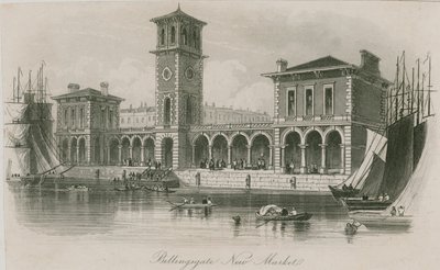 Nowy rynek Billingsgate autorstwa English School