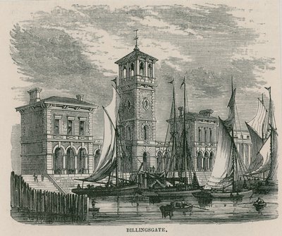 Nowy rynek Billingsgate autorstwa English School