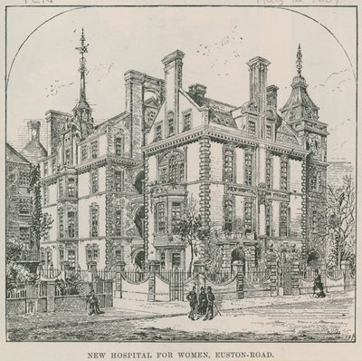 Nowy szpital dla kobiet, Euston Road, Londyn autorstwa English School