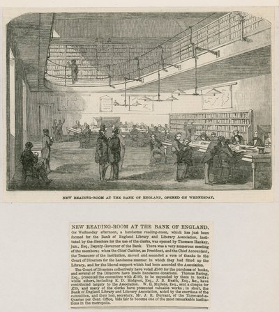 Nowa Czytelnia w Banku Anglii autorstwa English School