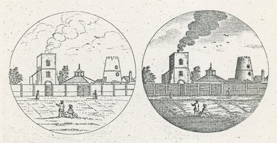 New River Head, z dnia 6 czerwca 1775 r autorstwa English School