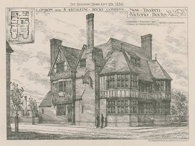 Nowa tawerna, Victoria Docks autorstwa English School