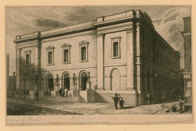 New Theatre Royal, Drury Lane, Londyn; B Wyatt, architekt autorstwa English School