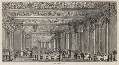 Nowy budynek Klubu Konstytucyjnego przy Northumberland Avenue: kawiarnia autorstwa English School