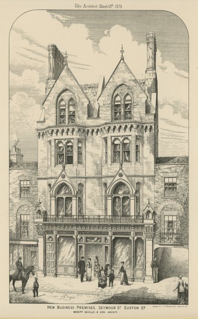 Nowa siedziba przy Seymour Street autorstwa English School