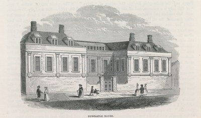 Newcastle House, Clerkenwell, Londyn autorstwa English School