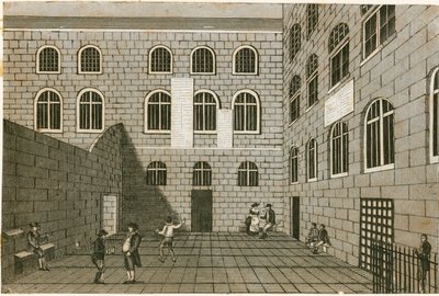 Więzienie Newgate autorstwa English School