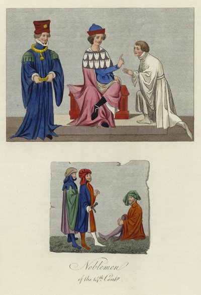 Szlachta XIV wieku autorstwa English School