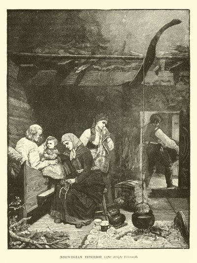 Norweskie wnętrze autorstwa English School