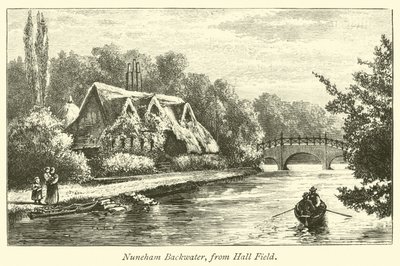 Nuneham Backwater, z Hall Field autorstwa English School