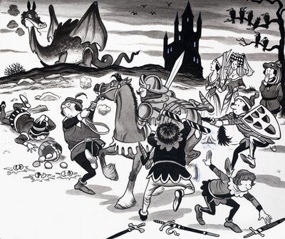 Ilustracja rymowanka autorstwa English School