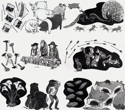 Ilustracja rymowanka autorstwa English School