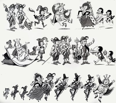 Ilustracje rymowanek autorstwa English School
