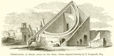 Obserwatorium w Delhi, zbudowane przez Jey Sing autorstwa English School