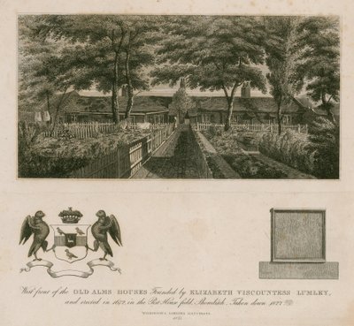 Stare domy jałmużny, Shoreditch autorstwa English School