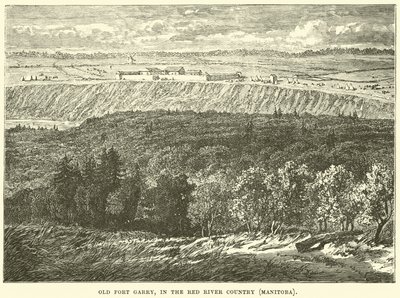 Stary Fort Garry, w Kraju Czerwonej Rzeki, Manitoba autorstwa English School