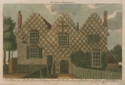 Stary Dom przy Well Street, Hackney, dawniej rezydencja przeora św Jana Jerozolimskiego autorstwa English School