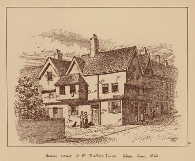 Stare domy, róg St Martin
