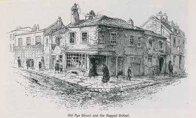 Old Pye Street i Ragged School autorstwa English School