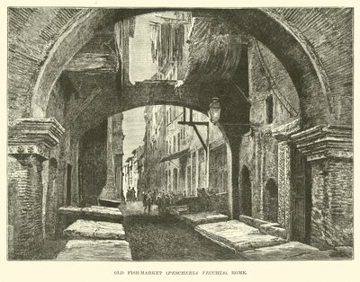 Stary targ rybny, Pescheria Vecchia, Rzym autorstwa English School