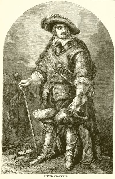 Oliver Cromwell autorstwa English School