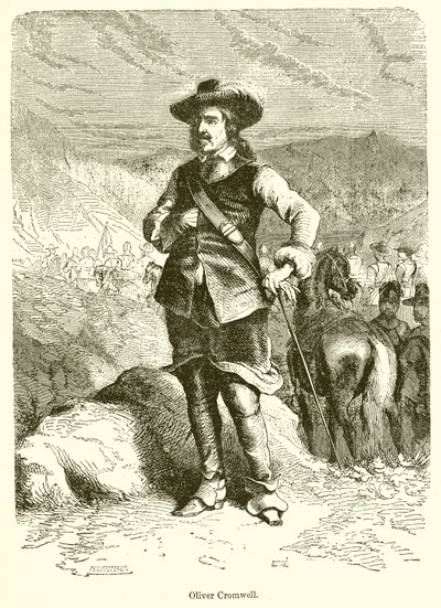 Oliver Cromwell autorstwa English School