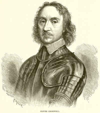 Oliver Cromwell autorstwa English School