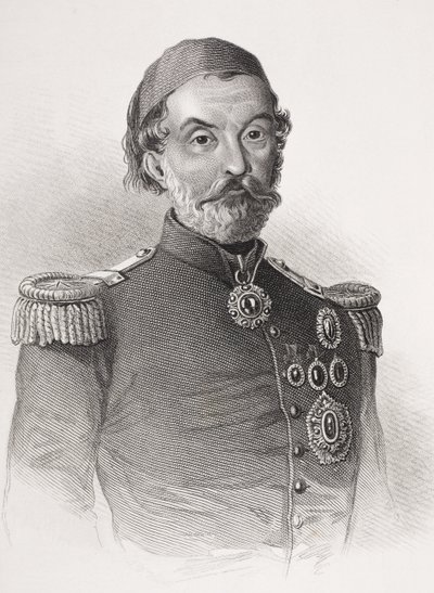 Omar Pasha Latas, z „Galerii Portretów Historycznych”, wydana ok. 1880 r. autorstwa English School