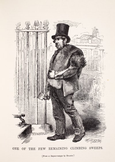 Jeden z nielicznych pozostałych kominiarzy, z dagerotypu Richarda Bearda, ilustracja z London Labor i London Poor Henry