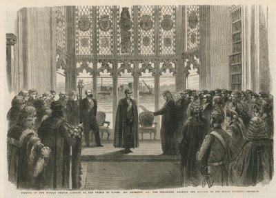 Otwarcie Biblioteki Średniej Świątyni autorstwa English School