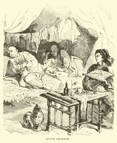 Palacze opium autorstwa English School