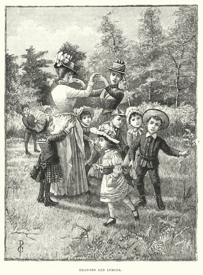 Pomarańcze i cytryny (grawerunek) autorstwa English School