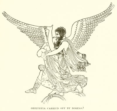 Oreithyia porwana przez Boreas autorstwa English School
