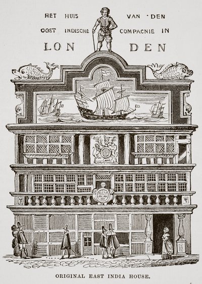 Oryginalny dom wschodnioindyjski autorstwa English School