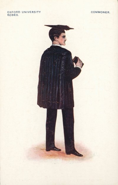 Szaty Oxford University - Commoner (kolor lito) autorstwa English School