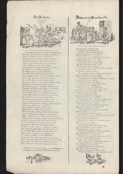 Strona z ulotki o targach w Glasgow, wydanej 23 lipca 1835 r. (rycina) autorstwa English School