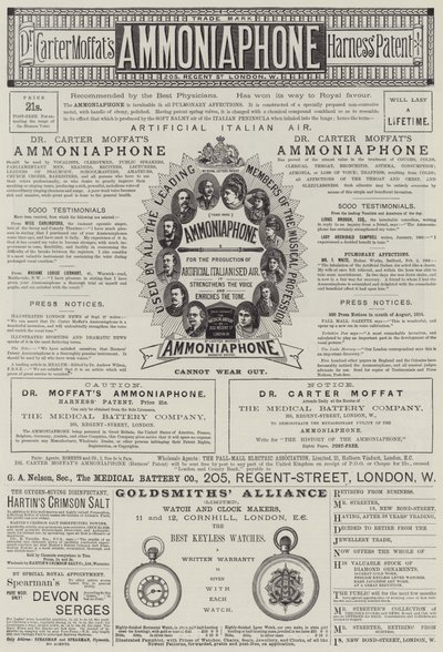 Strona ogłoszeń (grawerowanie) autorstwa English School