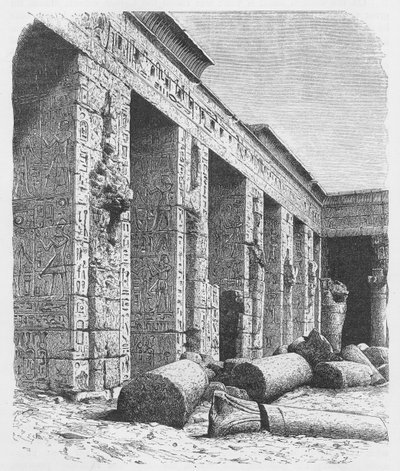 Pałac Ramzesa III, Medinet-Abou autorstwa English School