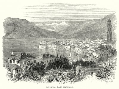 Pallanza, jezioro Maggiore (rycina) autorstwa English School