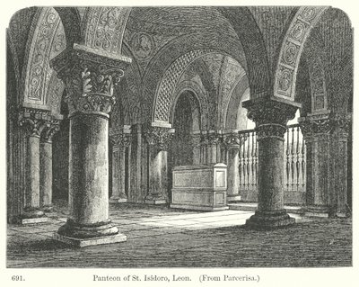 Panteon świętego Izydora, Leon (rycina) autorstwa English School