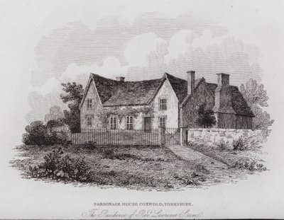 Plebania, Coxwold, Yorkshire, rezydencja ks. Laurence