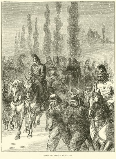 Partia jeńców francuskich, styczeń 1871 autorstwa English School
