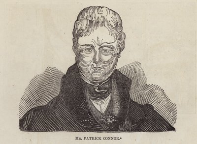 Patrick Connor, uliczny sprzedawca sztućców, Londyn (grawerowanie) autorstwa English School