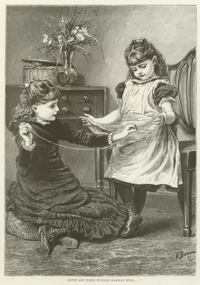 Patty i Jessie nawijają mammas wełnę autorstwa English School