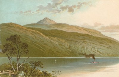 Szczyt Ben Lomond z Tarbet autorstwa English School