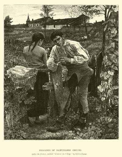 Chłopi z Damvillers, Meuse autorstwa English School