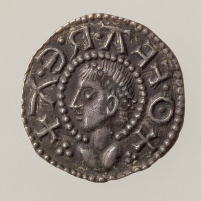 Penny of Offa, King of Mercia, 757-96 (awers) (srebro) (rewers patrz 168072) autorstwa English School