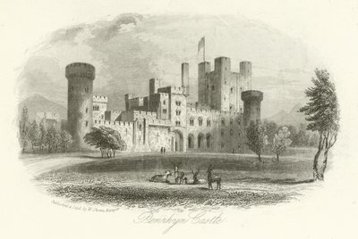 Zamek Penrhyn, Llandygai, Walia autorstwa English School
