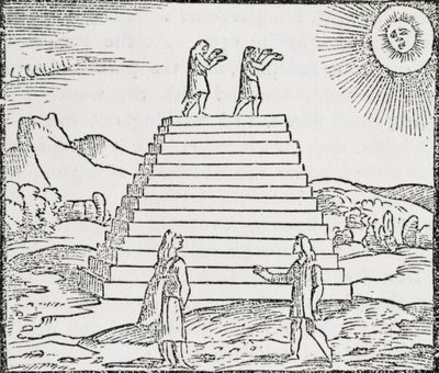 „Peruvians Worshiping the Sun”, z „The Narrative and Critical History of America”, pod redakcją Justina Winsora, Londyn, 1886 autorstwa English School